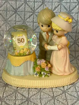 Vintage Precious Moments 50th Anniversary Figurine * 1999