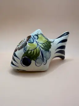 Mexican Folk Art Floral Tonala Fish 3.75”