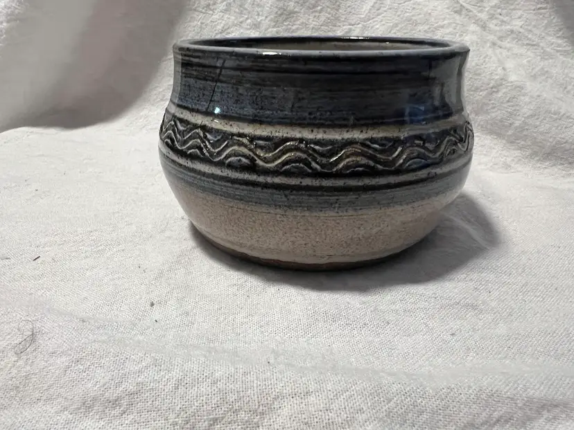 Pottery Bowl Signed by Shirley and marked 15