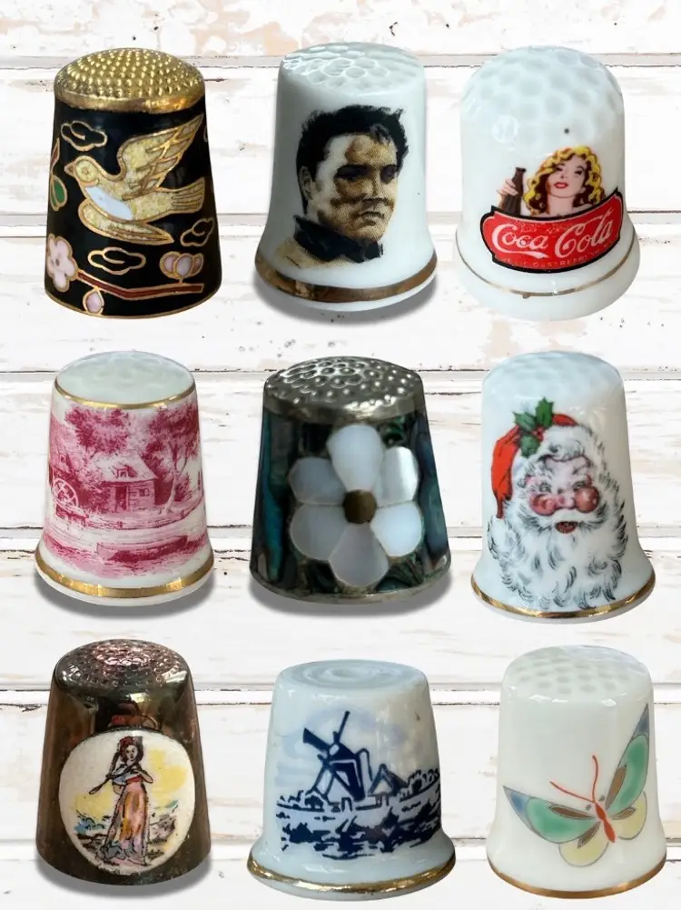 BAM Bids - Vintage Collectible Thimbles!!