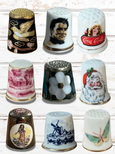 BAM Bids - Vintage Collectible Thimbles!!