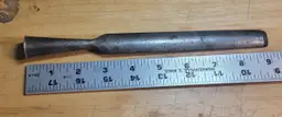 Vintage PS&W Co. Socket Gouge Chisel,9 in No. 1 EX, Early 1900s Woodworking tool