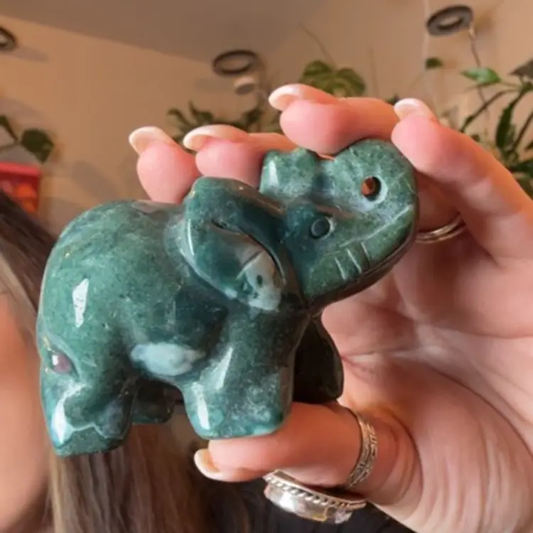 Ocean Jasper Elephant 24c