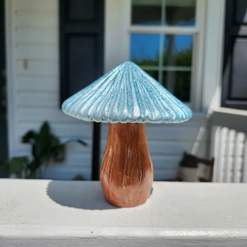 Mushroom Garden Decor 4" Tall