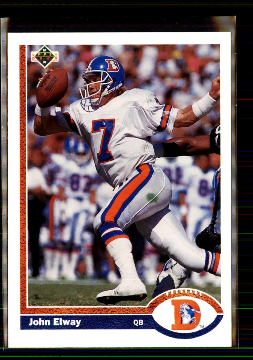 John Elway 1991 Upper Deck #124 - Denver Broncos - (147-357)