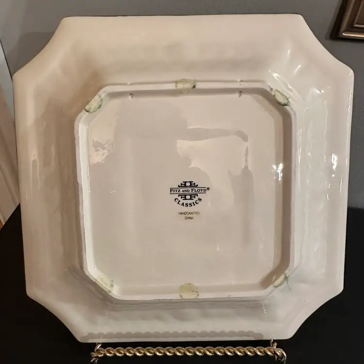 Fitz and Floyd Gregorian Collection canape plate.