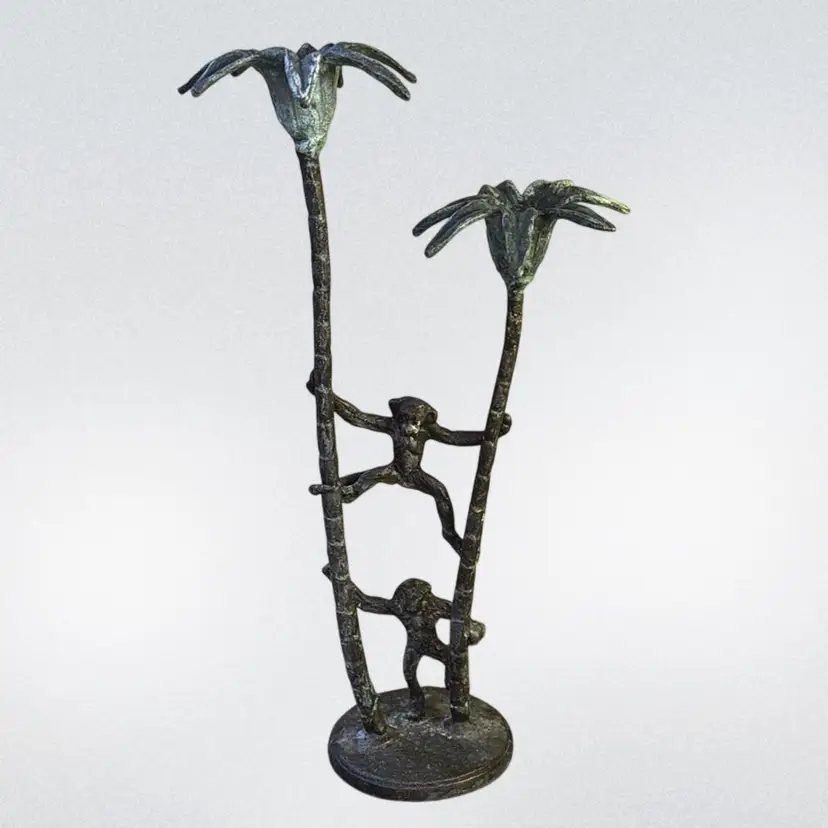 Vintage Andrea By Sadek Monkey Candleholder