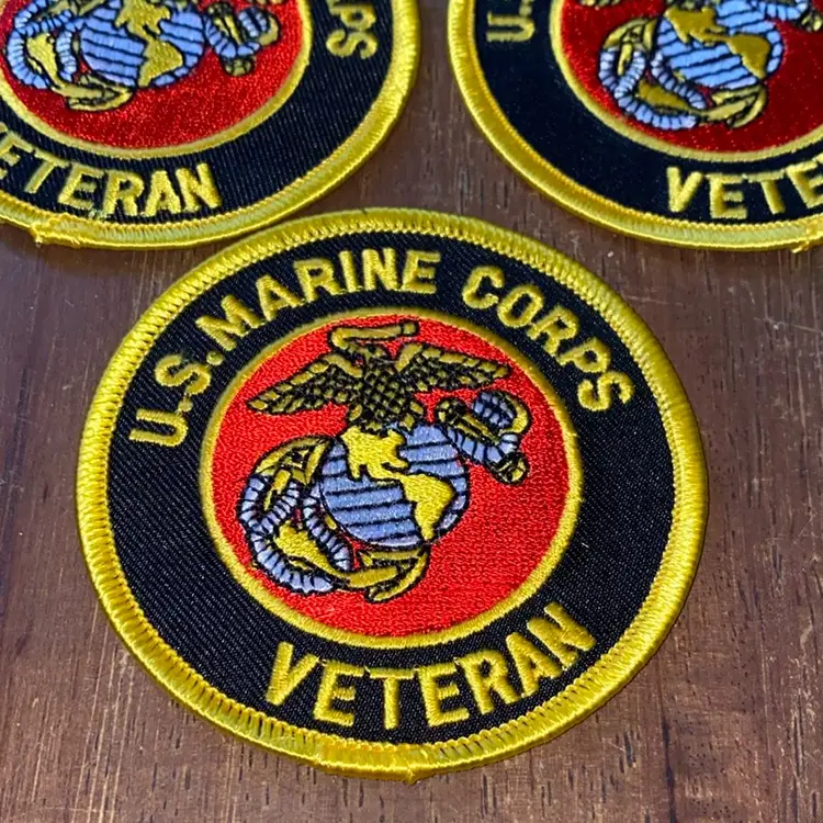 Lot Of 10 Us Marine Corps Patches Iron-on