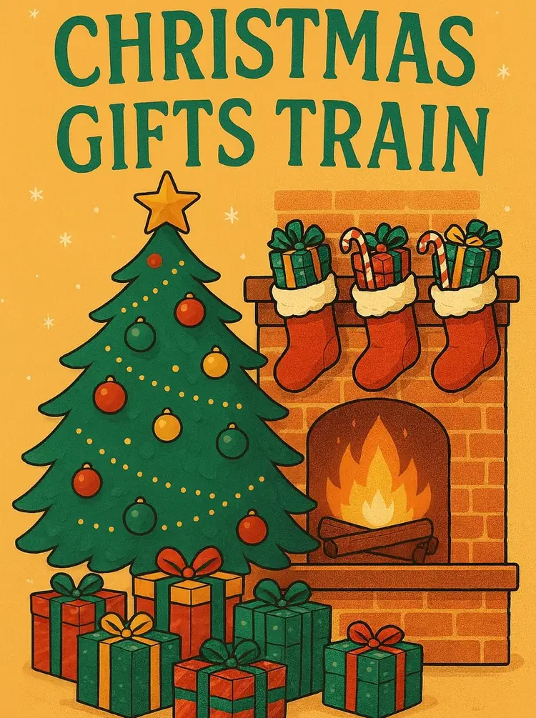 Christmas gift train, disney, lego, loungefly..🎄