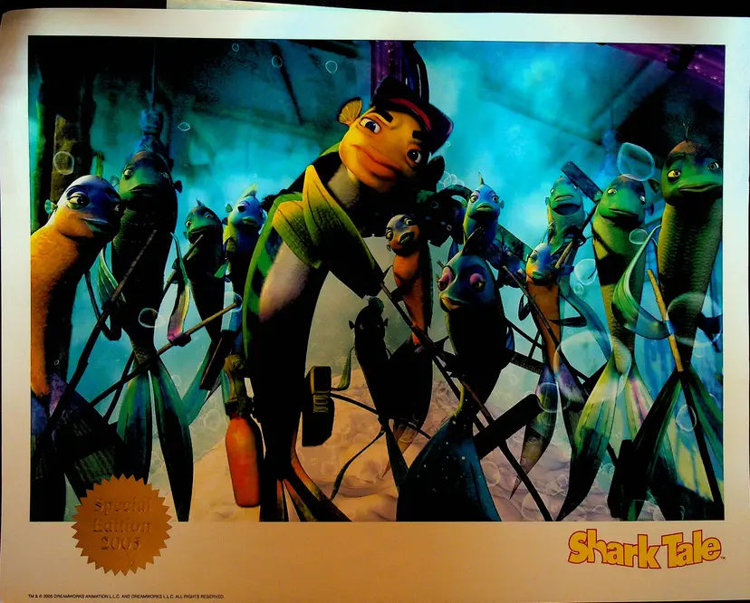 Shark Tale Dreamworks Collectible Print 2005