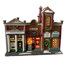 Dept 56 Christmas In The City - Riverside Row Shops #58888 - Heritage Village