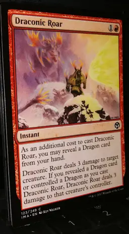 Magic The Gathering Mtg Draconic Roar Non-Foil Lp