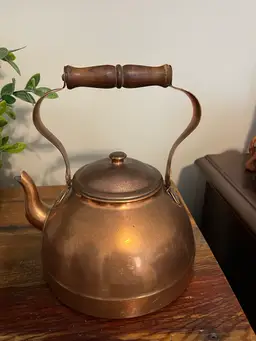 Vintage Copper Teakettle