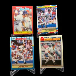 Don Mattingly 1990 Topps K-Mart #17 Fleer Dave Winfield +More 7 Card Yankees Lot
