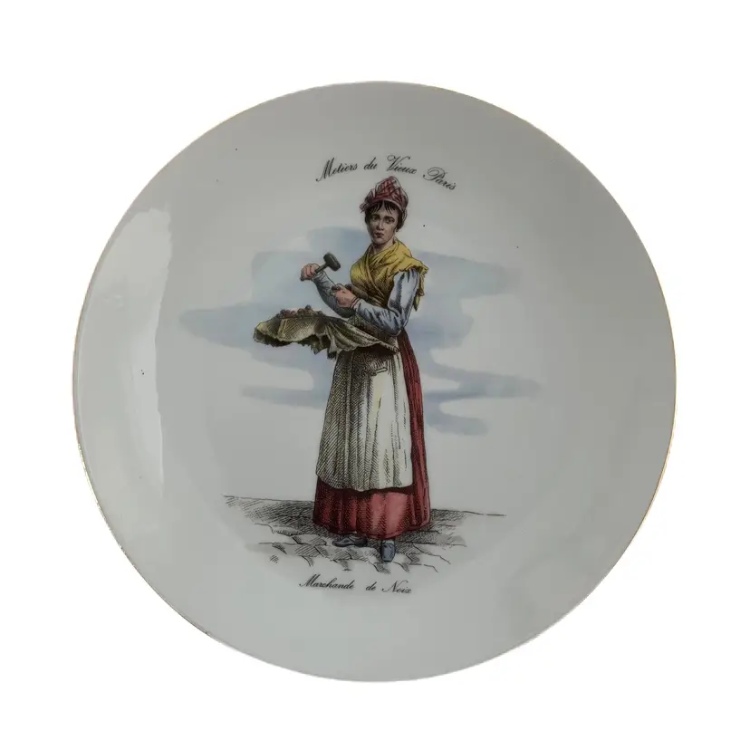 Bareuther Waldsassen Metiers Du Vieux Paris Maredande De Noix Plate Bavaria