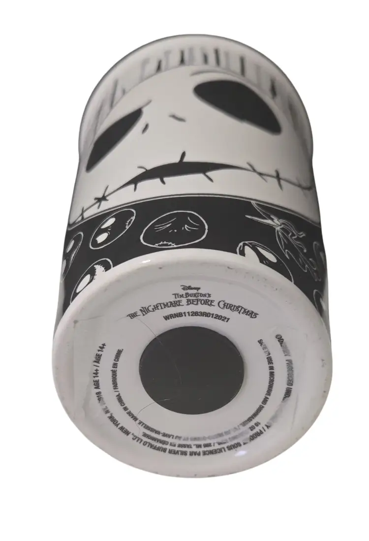 Disney Nightmare Before Christmas Jack Skellington Ceramic Travel Mug