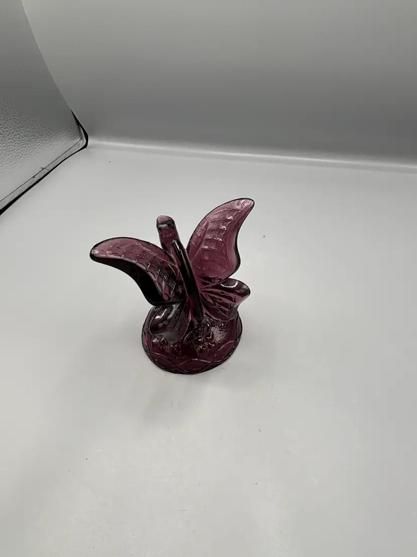Vintage Fenton Amethyst purple Butterfly
