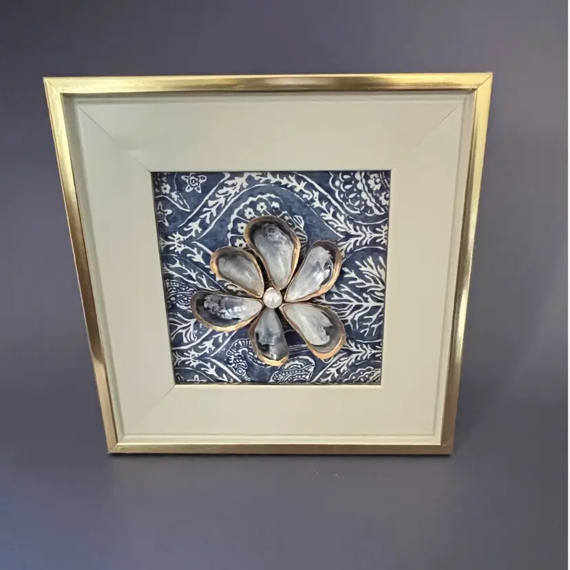 Lovely 3D Shell Blossom Wall Art