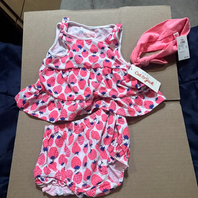 Cat & Jack 3 pc swim wear 0-3 months