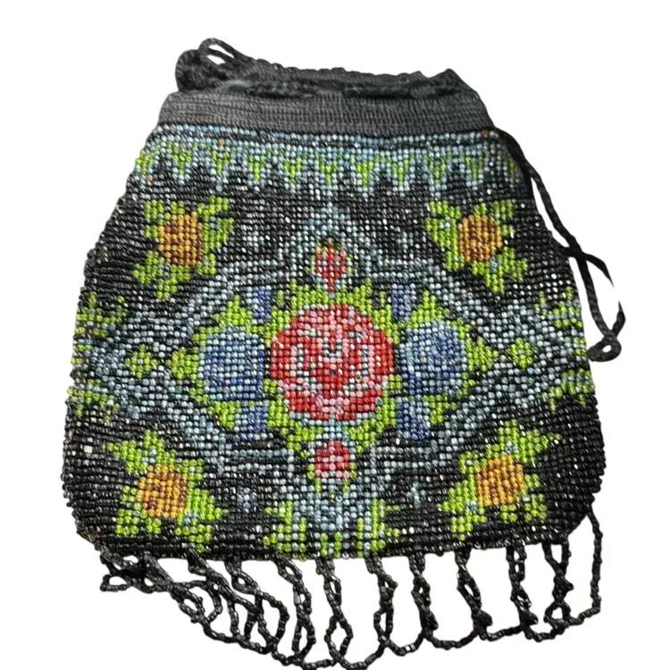Beautiful Old Beaded Purse