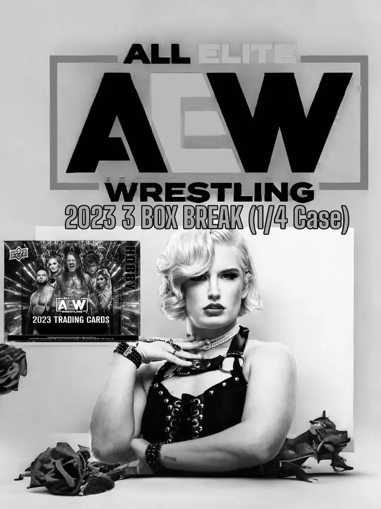 AEW UD 2023 3 BOX BREAK
