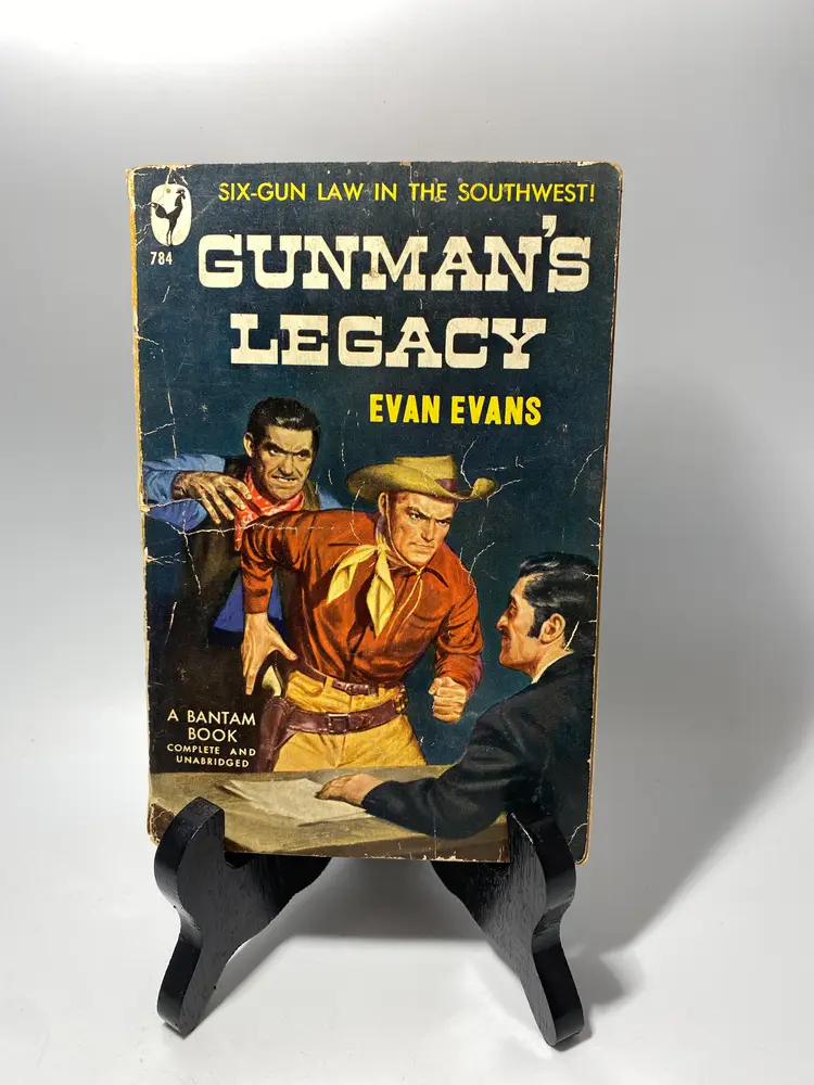 Vintage 'Gunman's Legacy' by Evan Evans Paperback Book 1950