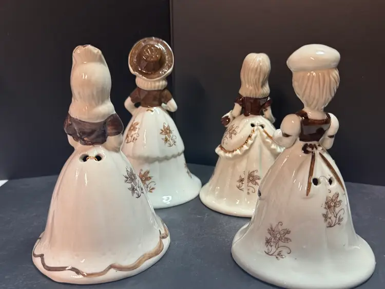 Vintage Brinn & Co. Victorian Bell Girls Set Of 4.