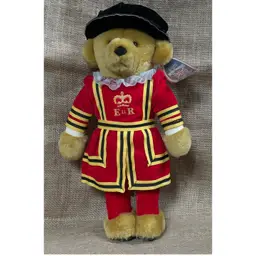 Vintage Merrythought Yeoman Warner Teddy Bear Plush Stuffed Animal Beefeater