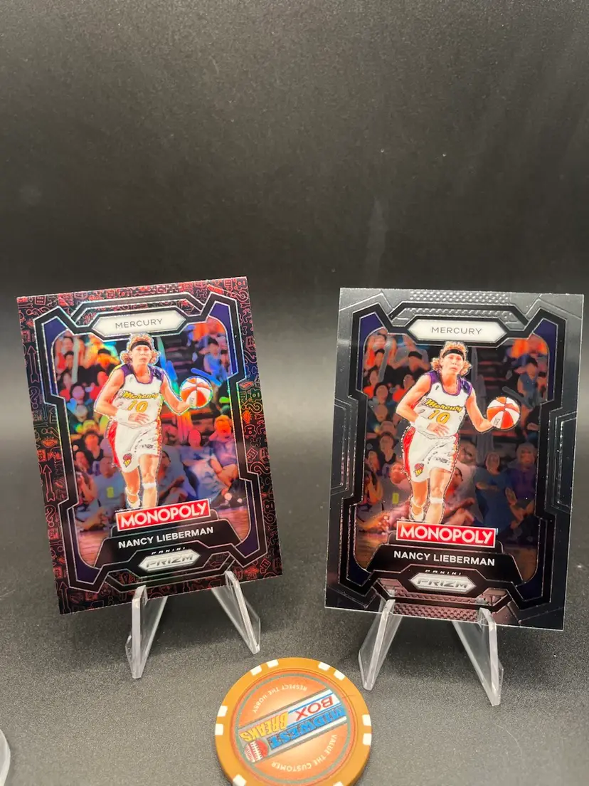 Nancy Lieberman Lot 2024 Prizm Monopoly Mercury