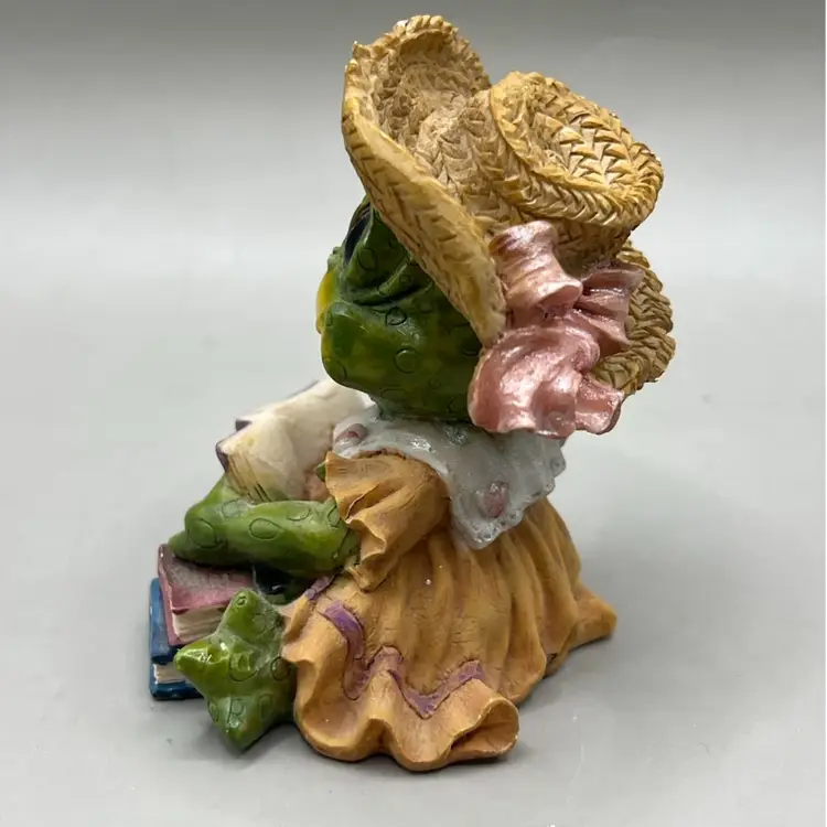 Happenin’ Hoppers Resin Frog Figurine 1990’s 3”