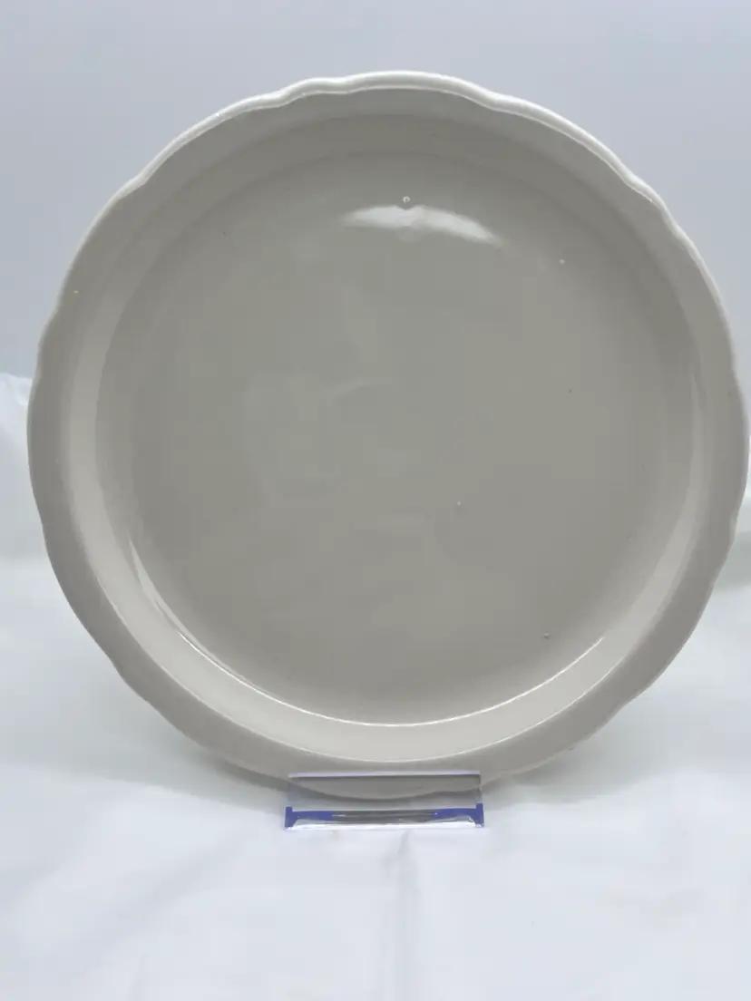 #2068B 1 Vintage Restaurant Ware Plate with Scalloped Rim