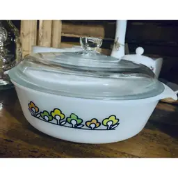 Fire King "Summerfield" 1 1/2 Quart Casserole