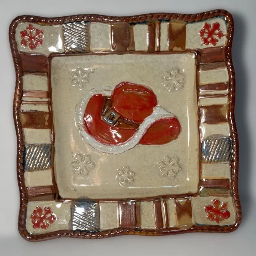 013-St. Nicholas Square Hand-Painted Plate