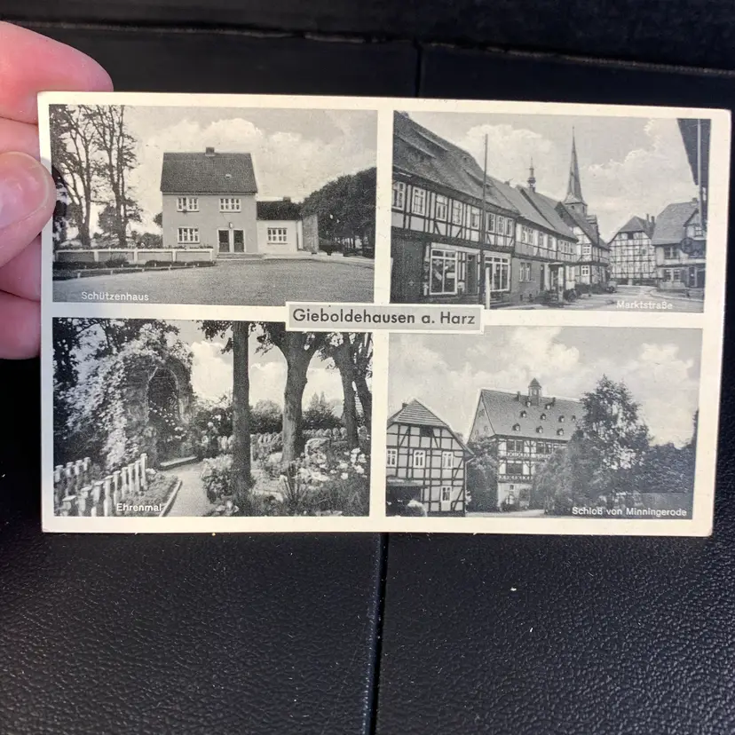 German Towns Postcard