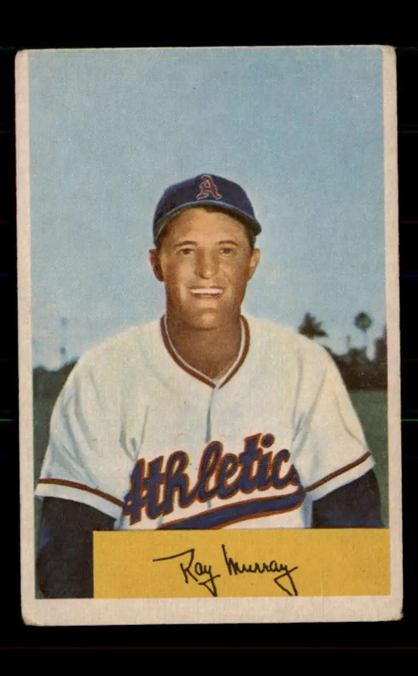 1954 Bowman #83 Ray Murray - (pk-tl3) - Philadelphia Athletics