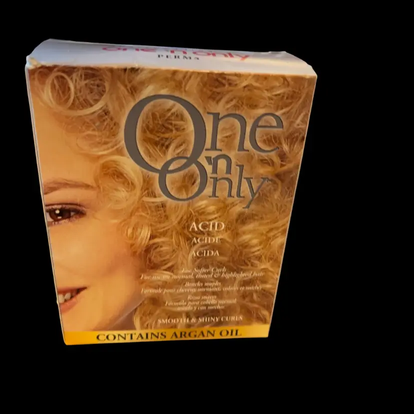 One And Only Acid For Soft Curls For Use On Normal Tinted And Highlighted Hair Smooth And Shiny Curls. Contains Argon Oil Perm By Jheriredding.
