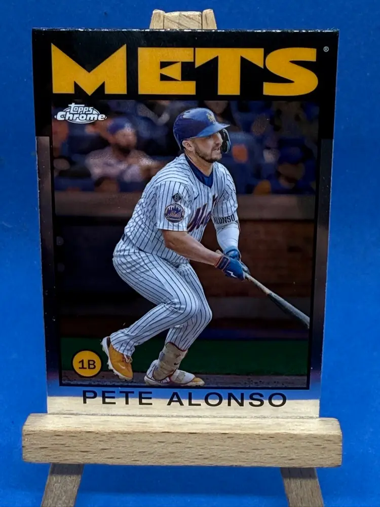 2024 Topps Chrome Lids Mitchell & Ness Pete Alonso New York Mets A08