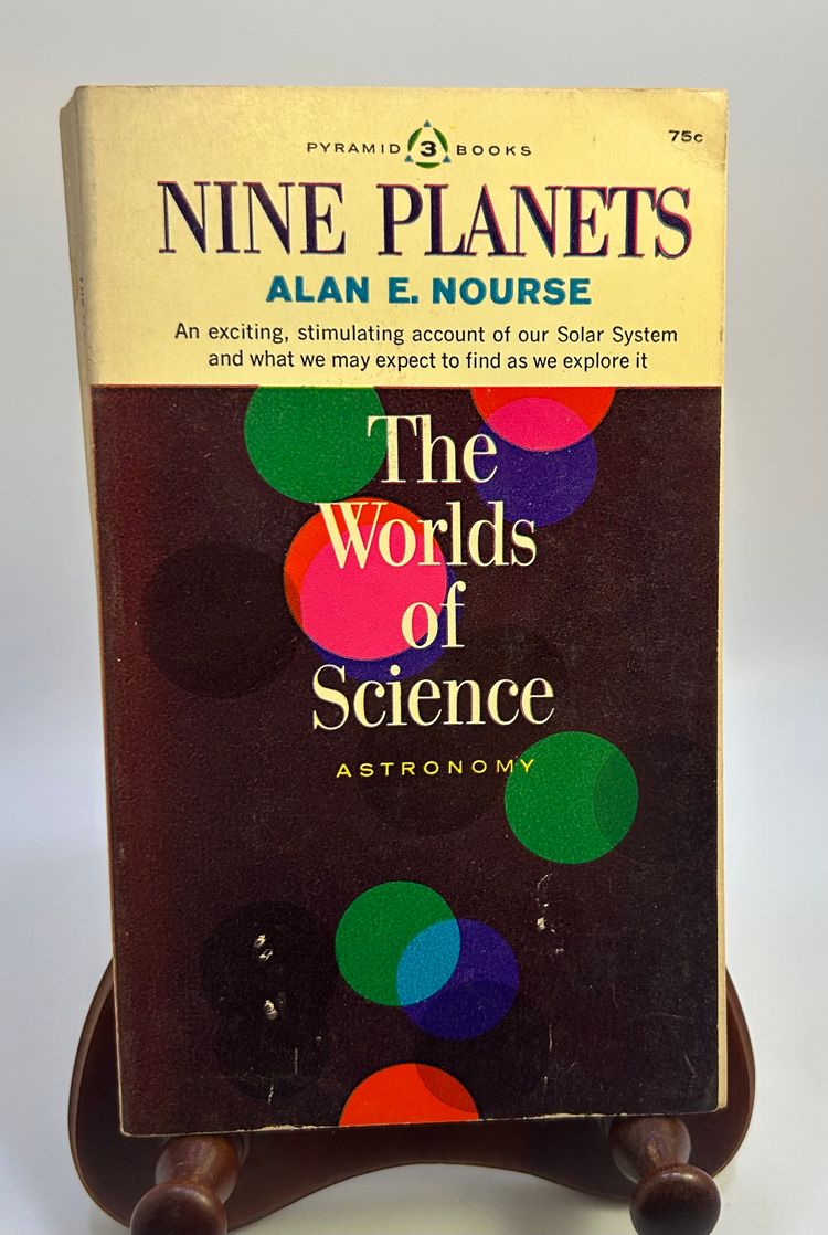 Vintage 'Nine Planets' by Alan E. Nourse Paperback Book 1960 Pyramid Books