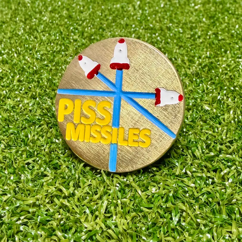 Piss Missile Custom Ball Marker