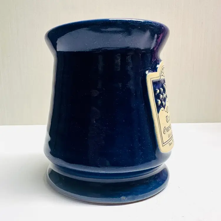 Deneen Pottery Mug Old Taos Guesthouse Taos New Mexico Coffee Tea Blue Glaze