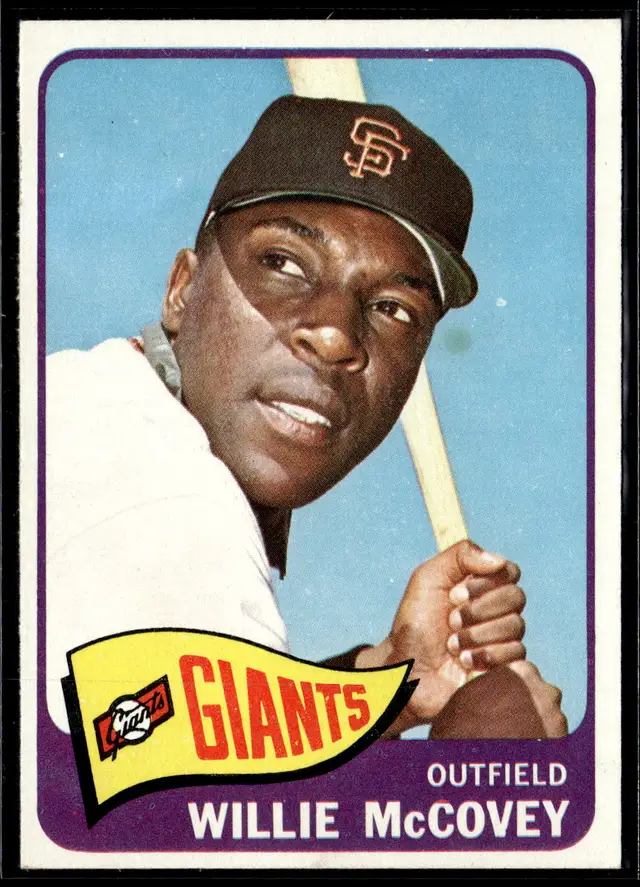 #106 Willie McCovey 1965 Topps #176 *LIVE AUCTION*
