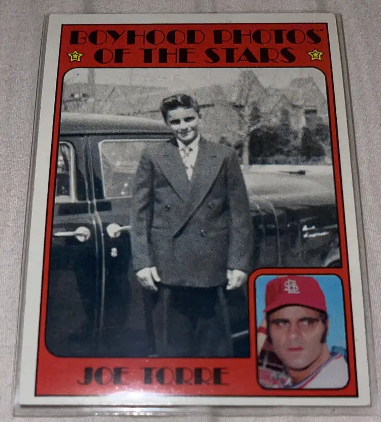 1972 Topps - Boyhood Photos of the Stars #341 Joe Torre