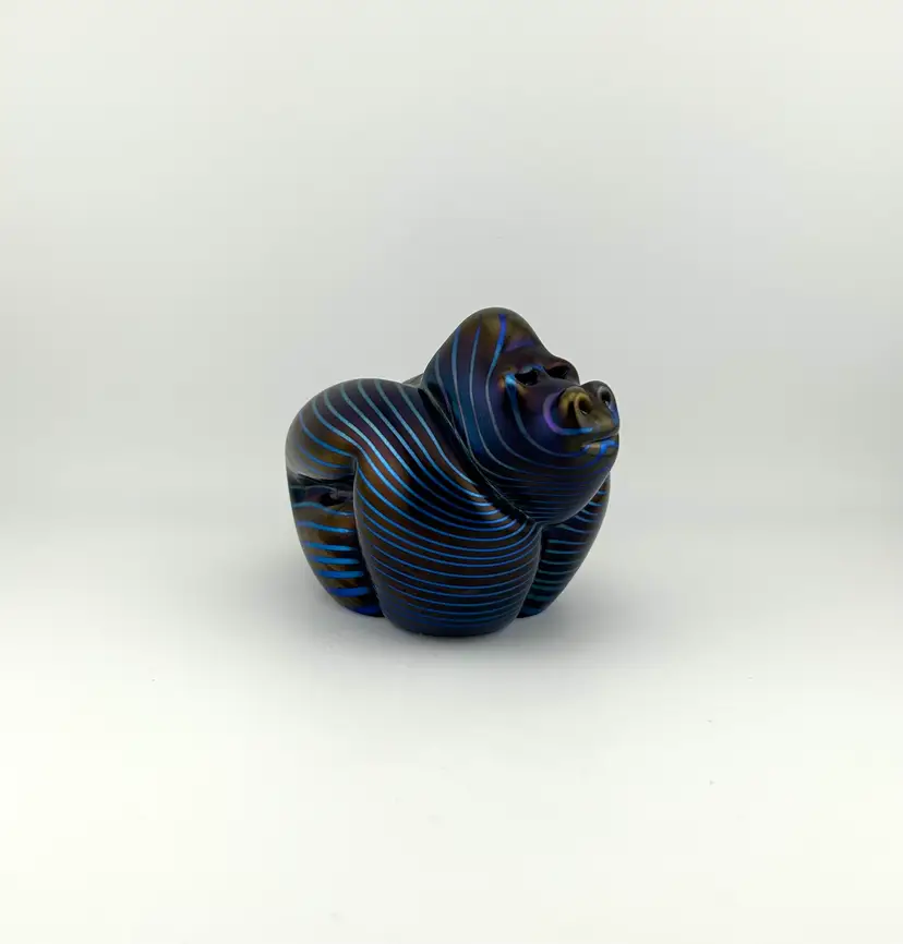 Orient & Flume Electric Gorilla Glass Paperweight 4.25”x 3”x 3.5”