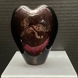 Blank Amethyst Heart Vase