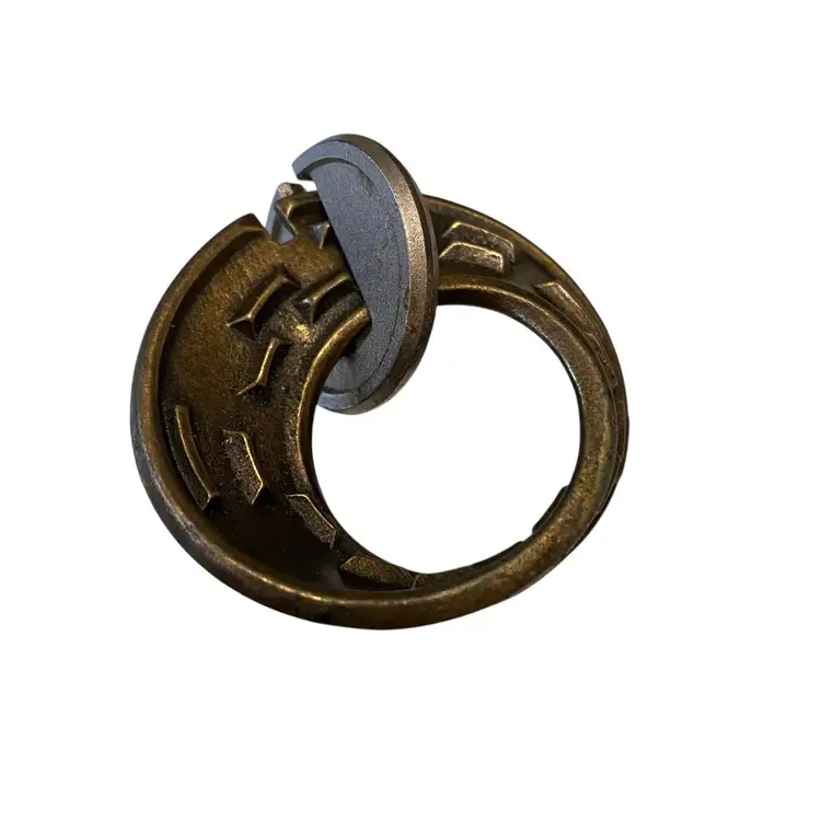 The Hanayama Huzzle Cast Mobius is a Level 4 difficulty (out of 6) puzzle