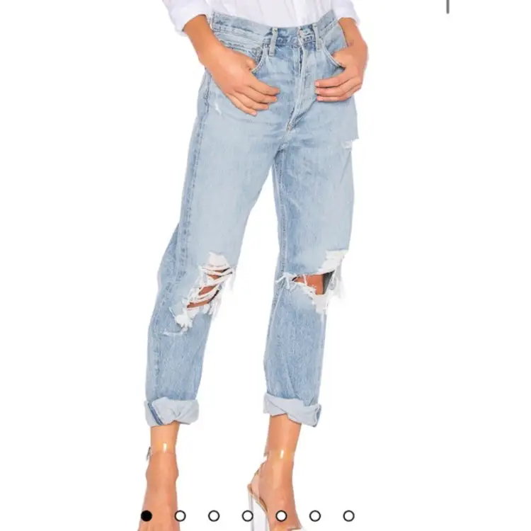 NWOT Agolde 90's Mid Rise Loose Fit in Fall Out