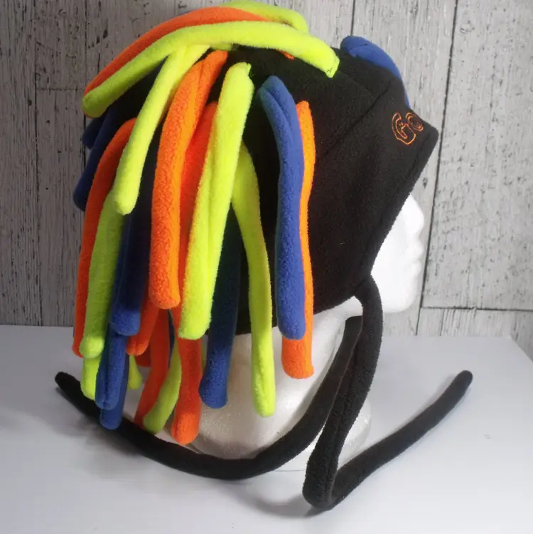 Disney World Resort Goofy Dreadlocks Dreads Fleece Hat Beanie Disney Costume