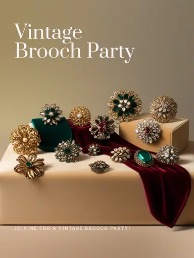 Vintage Brooch Sale!