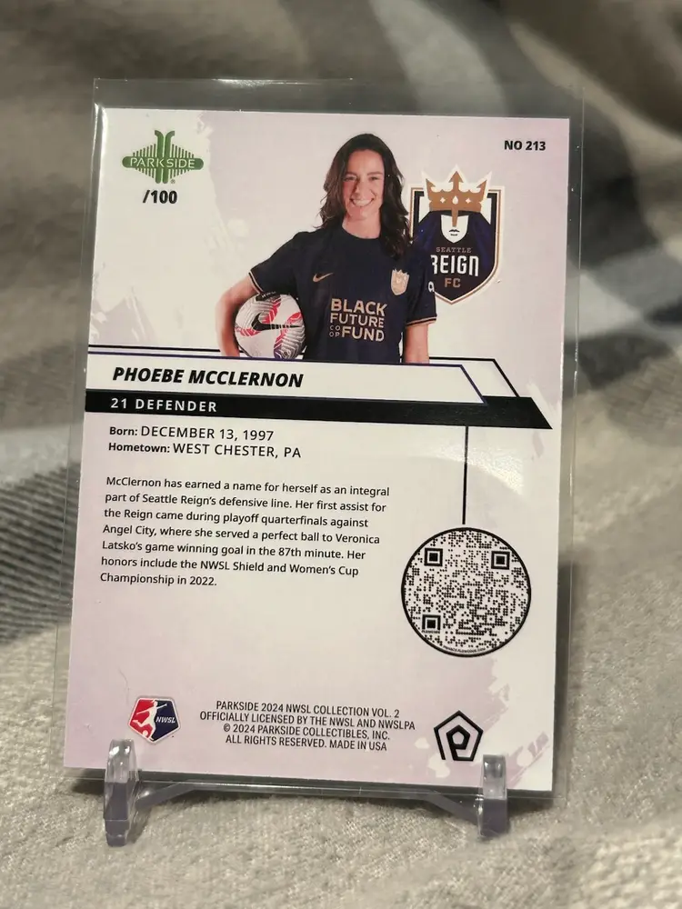 Phoebe McClernon - Shimmer /100 - 2024 Parkside NWSL Vol 2