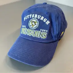 Pittsburg Penguins NHL Vintage Style Hockey Adjustable Hat Fanatics OSFM